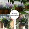 19-Bunch Artificial Outdoor Plants – UV-Resistant Fake Lavender Flowers and Greenery Shrubs for Garden, Patio, Porch, and Yard Decor